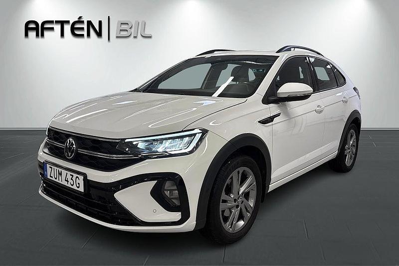 Vit Begagnad 2022 VW Taigo R-line SUV | 219 800 kr (Marknadspris) - Bild 1/3