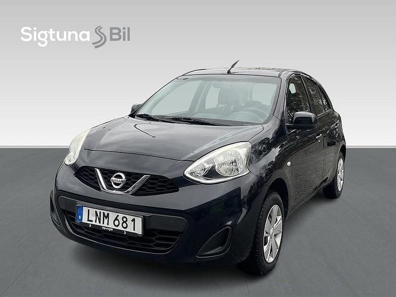 Svart Begagnad 2013 Nissan Micra Halvkombi | 44 900 kr (Bra pris) - Bild 1/3