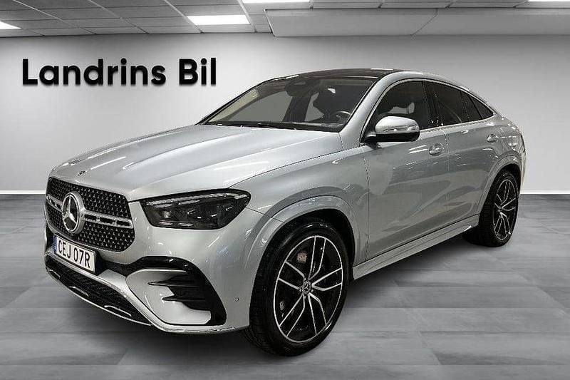 Hightech silver metallic Begagnad 2025 Mercedes GLE350 AMG Line Premium Sportkupé | 989 900 kr - Bild 1/4