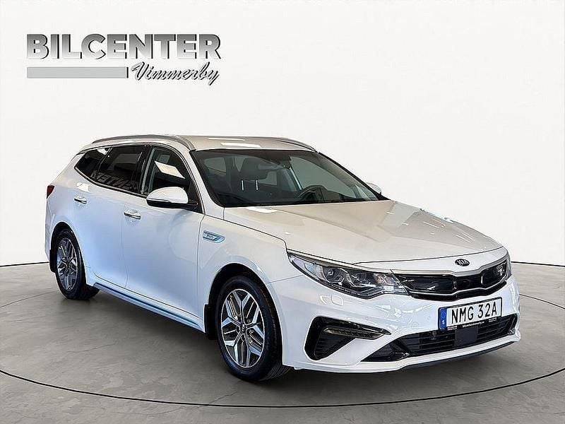 Vit Begagnad 2019 Kia Optima Advance Kombi | 189 500 kr - Bild 1/4