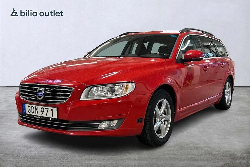 Röd Begagnad 2014 Volvo V70 Momentum Kombi | 189 900 kr - Bild 1/4