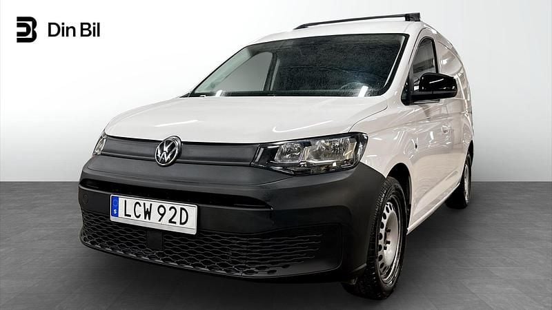 Candyvit Begagnad 2021 VW Caddy Maxi Minibuss | 269 900 kr (Lite dyr) - Bild 1/4