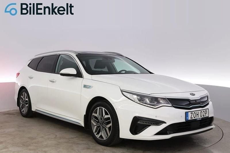 Vit Begagnad 2019 Kia Optima Sport Kombi | 208 900 kr (Lite dyr) - Bild 1/4