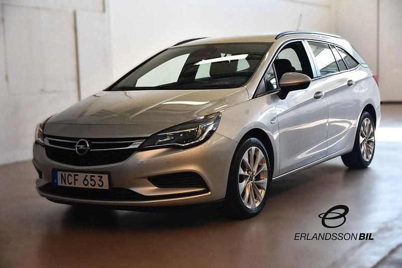 Grå Begagnad 2016 Opel Astra Enjoy Kombi | 84 900 kr (Marknadspris) - Bild 1/4
