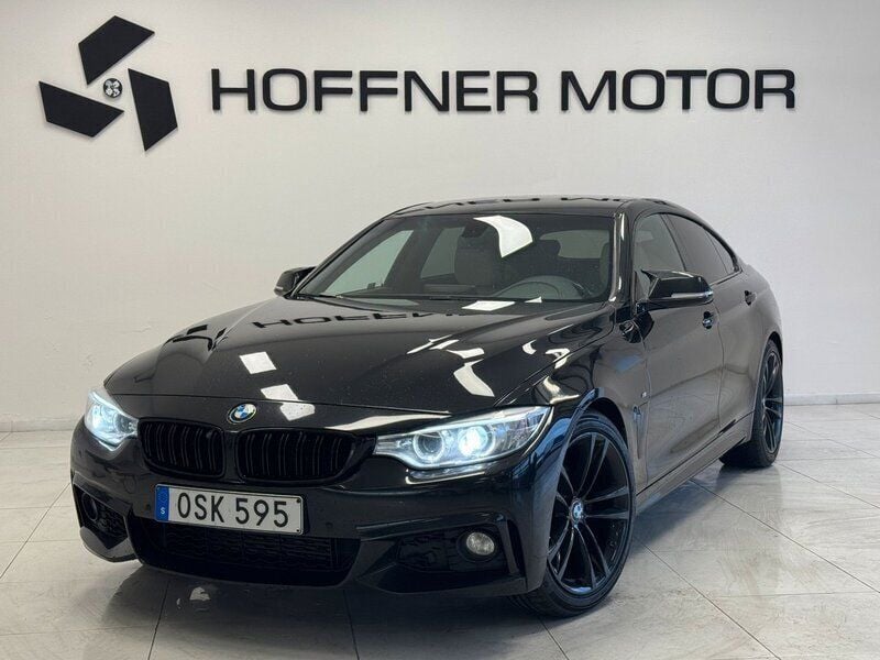 Svart Begagnad 2014 BMW 420 Gran Coupé M Sport Sportkupé | 169 000 kr (Marknadspris) - Bild 1/4
