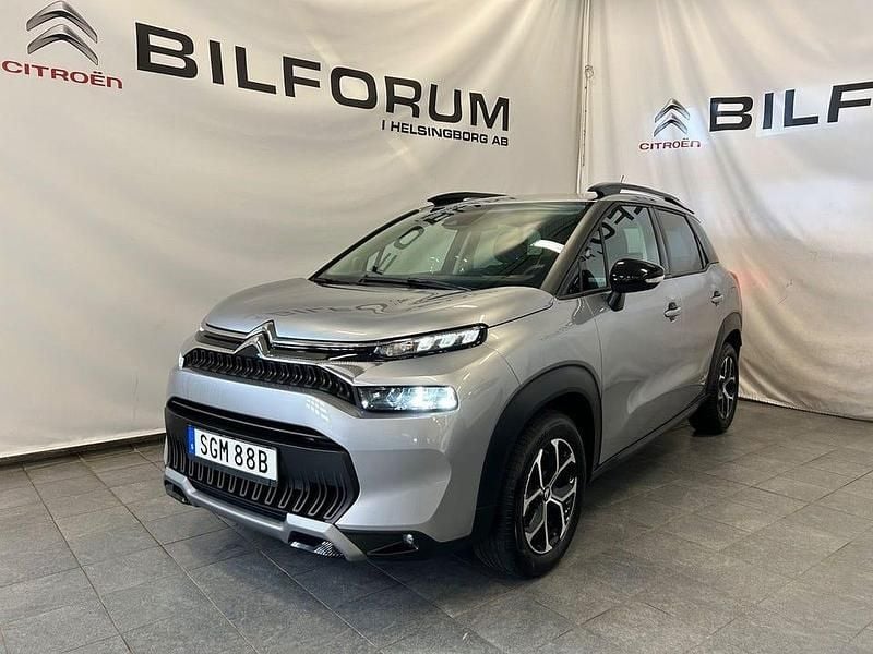 Grå Begagnad 2024 Citroën C3 Aircross PureTech SUV | 199 900 kr (Marknadspris) - Bild 1/4