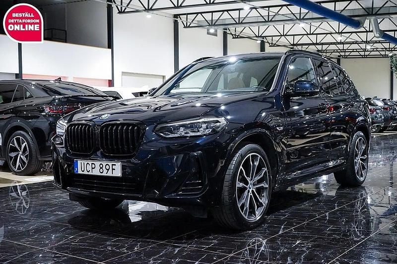 Svart Begagnad 2022 BMW X3 M Sport SUV | 454 900 kr (Marknadspris) - Bild 1/4