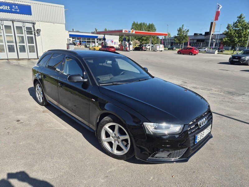 Svart Begagnad 2014 Audi A4 S-Line Kombi | 68 000 kr (Superpris) - Bild 1/4