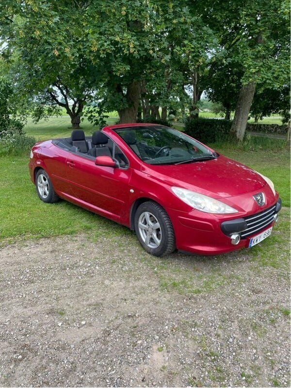 Röd Begagnad 2006 Peugeot 307 CC Cab | 34 900 kr (Bra pris) - Bild 1/4