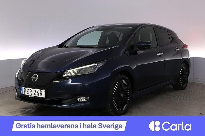 Blå Begagnad 2022 Nissan Leaf 360º Halvkombi | 186 990 kr (Marknadspris) - Bild 1/2
