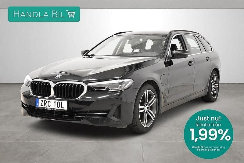 Svart Begagnad 2021 BMW 530e Kombi | 289 900 kr (Bra pris) - Bild 1/3