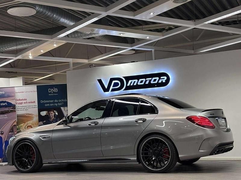 Begagnad Mercedes C63S AMG AMG 510 HK (375 kW) 2015 Silver Sedan
