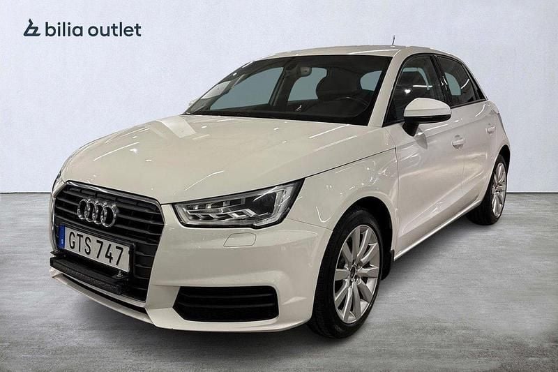 Vit Begagnad 2018 Audi A1 Sportback Halvkombi | 128 000 kr (Bra pris) - Bild 1/4