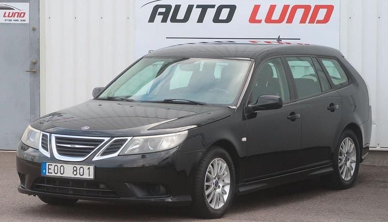 Svart Begagnad 2008 Saab 9-3 Kombi | 29 900 kr (Marknadspris) - Bild 1/4