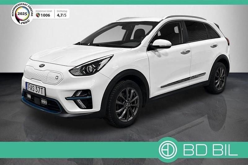 Vit Begagnad 2021 Kia e-Niro Advance SUV | 208 900 kr (Bra pris) - Bild 1/3