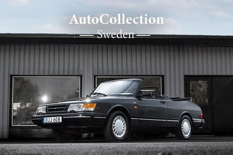 Begagnad Saab 900 Cabriolet 131 HK (96 kW) 1990 Mörkgrå Cab