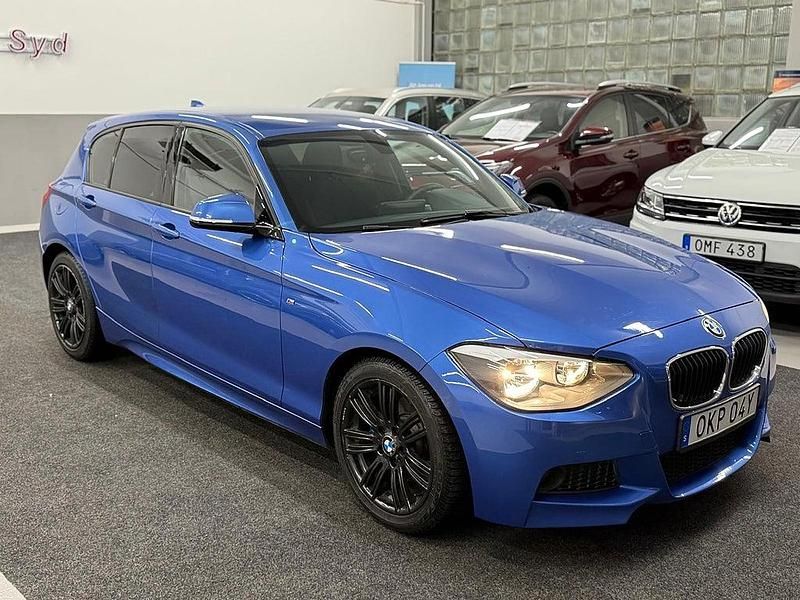 Begagnad BMW 125 M Sport 218 HK (160 kW) 2013 Blå Halvkombi