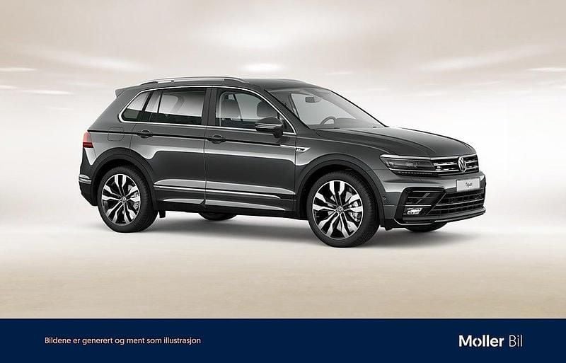 Begagnad VW Tiguan R-line 190 HK (139 kW) 2019 Indium grey metallic SUV