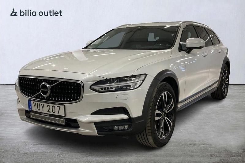 Vit Begagnad 2018 Volvo V90 CC Pro Kombi | 234 900 kr (Bra pris) - Bild 1/3