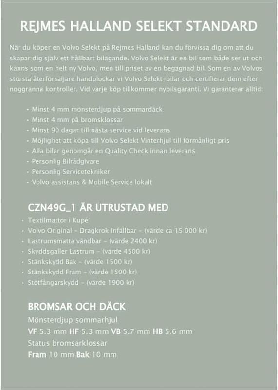 Begagnad Volvo XC90 Plus 463 HK (340 kW) 2023 Grå SUV