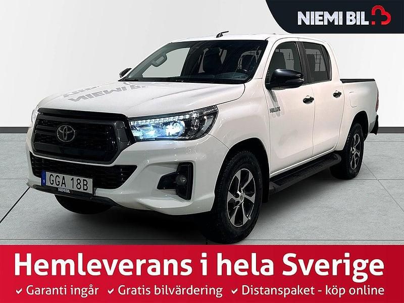 Vit Begagnad 2020 Toyota HiLux Pickup | 399 900 kr (Marknadspris) - Bild 1/3