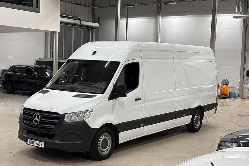 Vit Begagnad 2020 Mercedes Sprinter Van | 349 900 kr (Marknadspris) - Bild 1/4