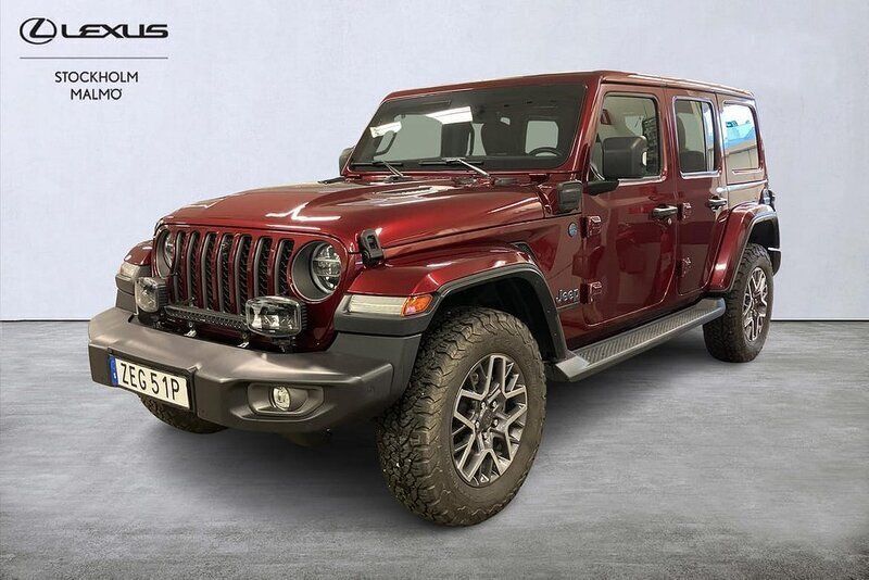Röd Begagnad 2021 Jeep Wrangler Unlimited SUV | 619 000 kr - Bild 1/4