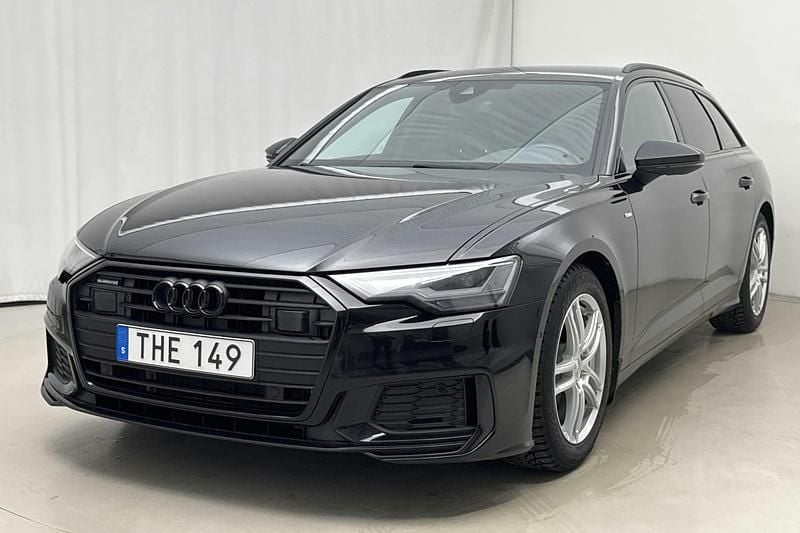 Svart Begagnad 2023 Audi A6 S-Line Kombi | 349 000 kr (Bra pris) - Bild 1/4