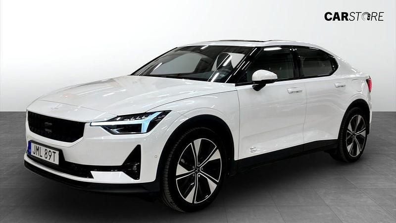 Vit Begagnad 2023 Polestar 2 Long Range Single Motor Halvkombi | 299 900 kr (Bra pris) - Bild 1/4