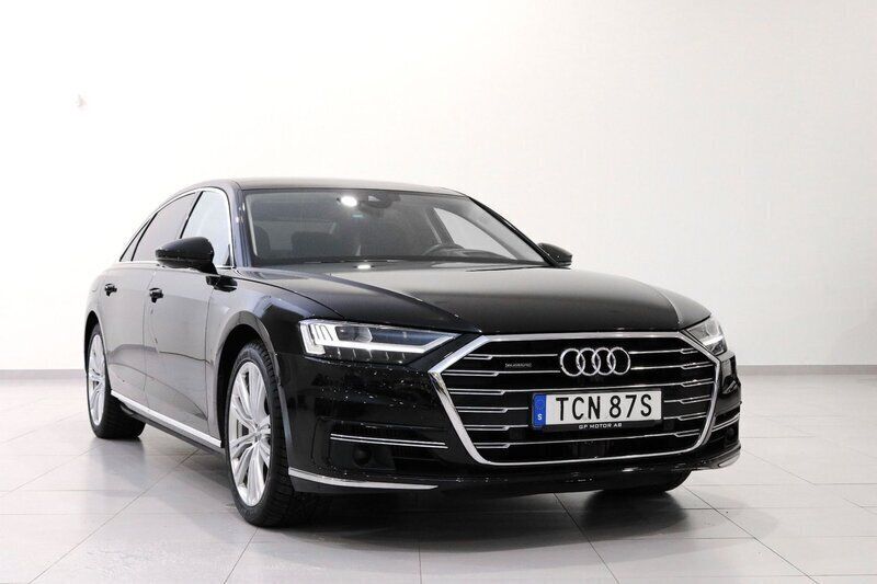 Svart Begagnad 2020 Audi A8L Premium Sedan | 599 900 kr - Bild 1/4
