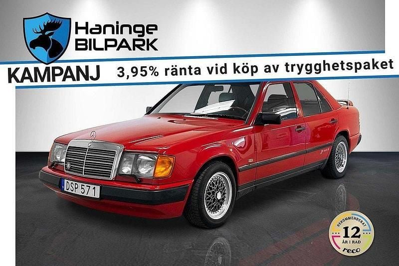 Röd Begagnad 1986 Mercedes 200 Sedan | 74 900 kr - Bild 1/2