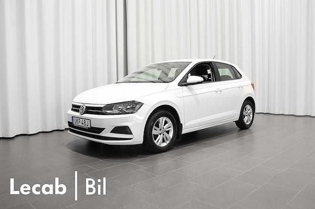 Vit Begagnad 2019 VW Polo Sedan | 154 500 kr - Bild 1/4