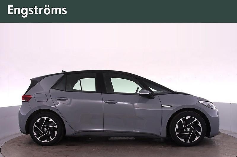 Begagnad VW ID.3 Pro Performance 150 kW (204 HK) 2022 Grå Halvkombi