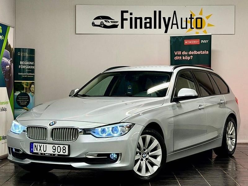 Silver Begagnad 2013 BMW 320 Sport Line Kombi | 128 900 kr (Marknadspris) - Bild 1/4
