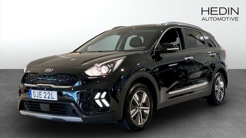Svart (black) Begagnad 2021 Kia Niro Advance SUV | 239 900 kr (Marknadspris) - Bild 1/4