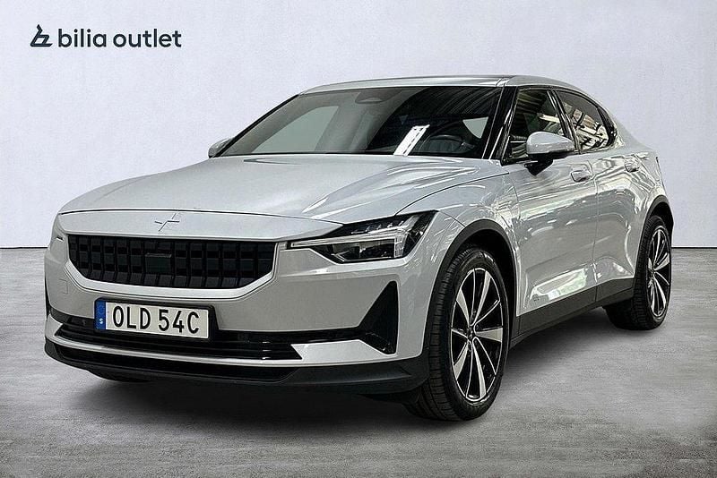 Silver Begagnad 2022 Polestar 2 Plus Sedan | 329 900 kr (Dyr) - Bild 1/4