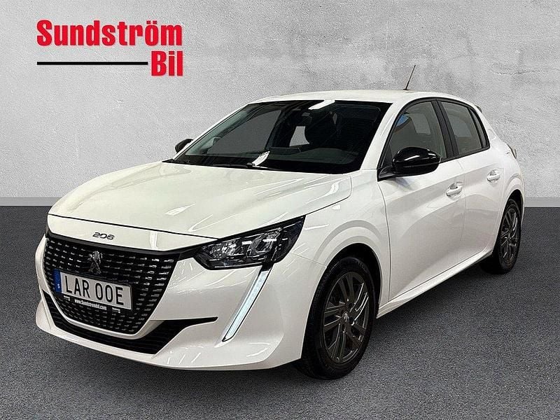 Vit Begagnad 2022 Peugeot 208 Active Halvkombi | 169 900 kr (Marknadspris) - Bild 1/4