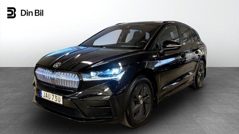 Svart (black magic metallic) Begagnad 2024 Skoda Enyaq iV RS SUV | 569 900 kr - Bild 1/4