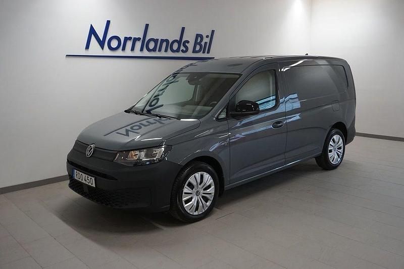 Grå (pure grey) Begagnad 2024 VW Caddy Maxi Minibuss | 389 900 kr (Dyr) - Bild 1/2