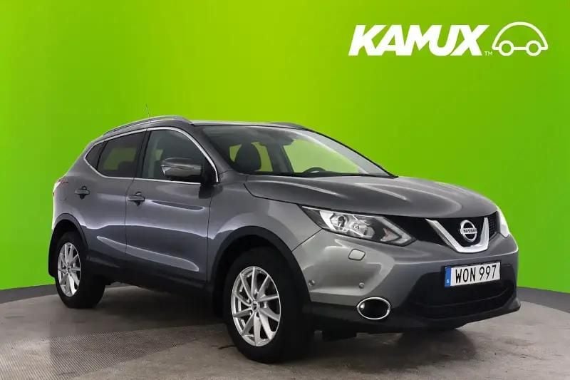 Silver/grå Begagnad 2017 Nissan Qashqai 360º SUV | 129 800 kr (Bra pris) - Bild 1/4