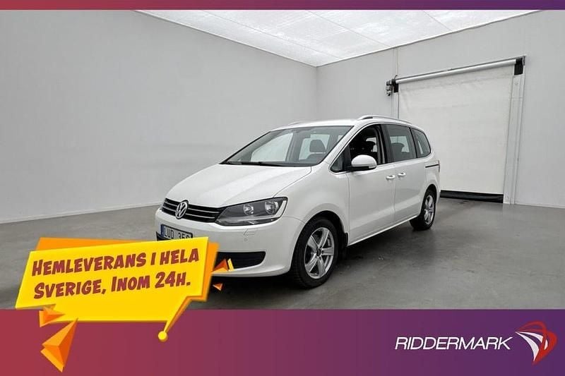 Vit Begagnad 2011 VW Sharan Minibuss | 99 800 kr (Marknadspris) - Bild 1/3