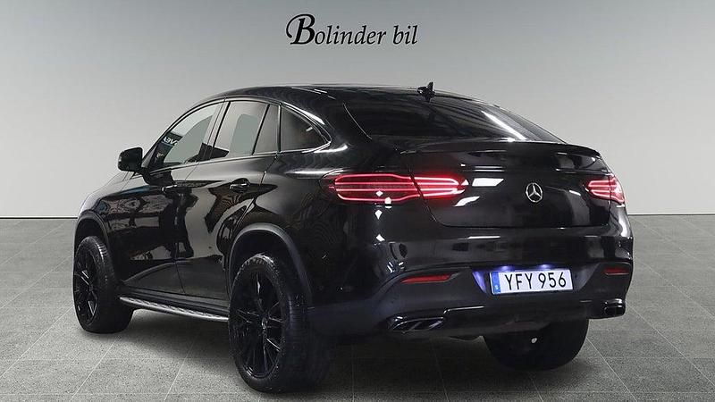 Begagnad Mercedes GLE43 AMG AMG 367 HK (269 kW) 2016 Svart Sportkupé