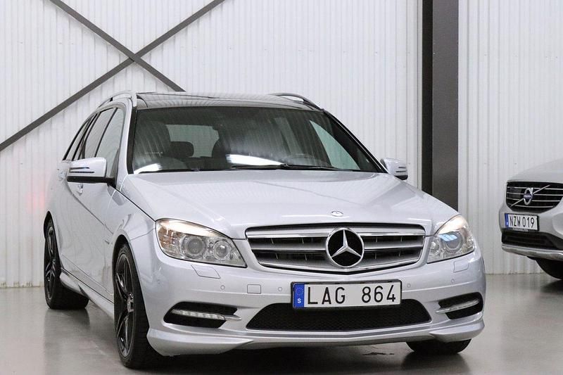 Begagnad Mercedes C350 AMG 232 HK (170 kW) 2010 Silver Kombi