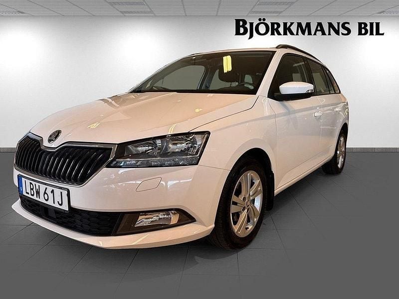 Vit Begagnad 2019 Skoda Fabia Kombi | 139 000 kr (Marknadspris) - Bild 1/4