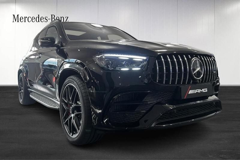 Svart (black) Ny 2024 Mercedes GLE63 AMG AMG Line Premium Plus SUV | 1 559 900 kr (Superpris) - Bild 1/4