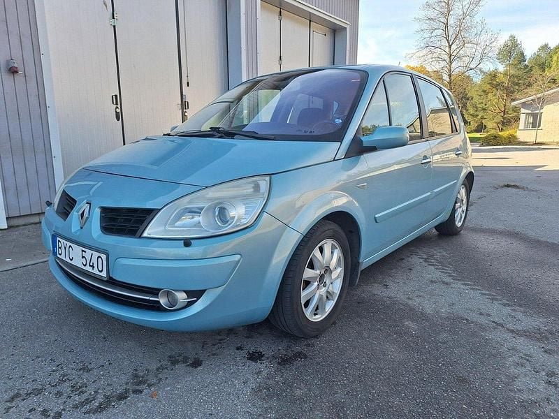 Blå Begagnad 2008 Renault Scénic II Minibuss | 23 900 kr (Marknadspris) - Bild 1/4
