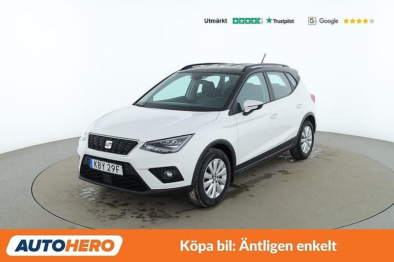 Vit Begagnad 2020 Seat Arona Style SUV | 152 000 kr (Lite dyr) - Bild 1/4