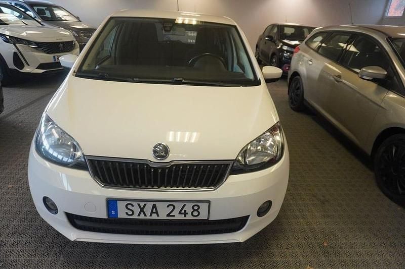 Vit Begagnad 2014 Skoda Citigo Halvkombi | 48 000 kr (Marknadspris) - Bild 1/4