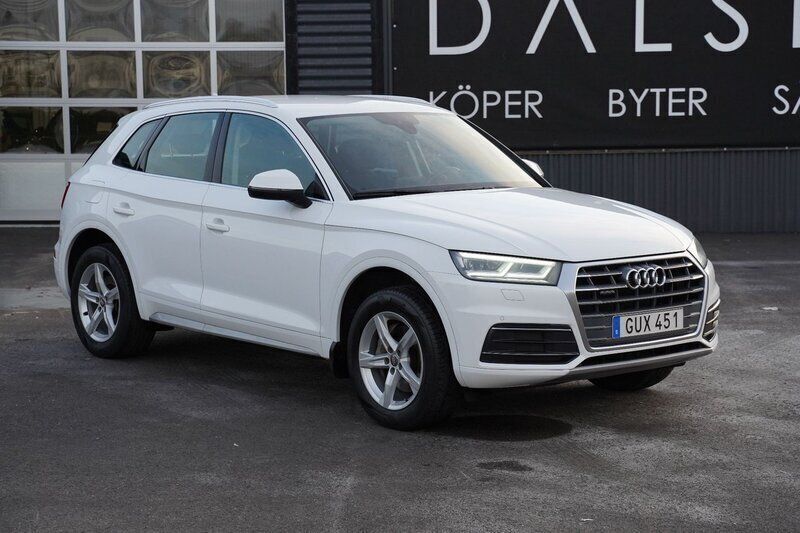 Vit (ibisvit) Begagnad 2019 Audi Q5 Proline SUV | 269 000 kr (Lite dyr) - Bild 1/4