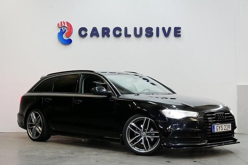 Svart Begagnad 2016 Audi A6 S-Line Kombi | 159 900 kr (Marknadspris) - Bild 1/4